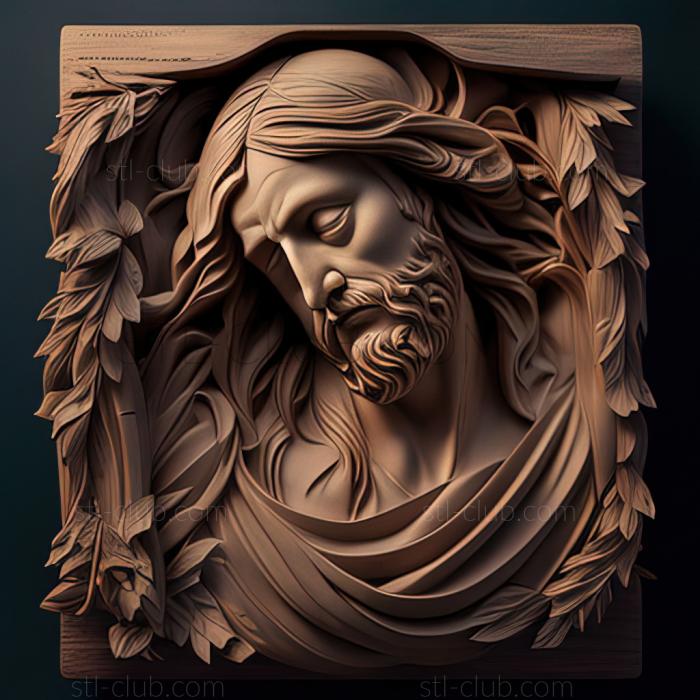 3D model st jesus (STL)